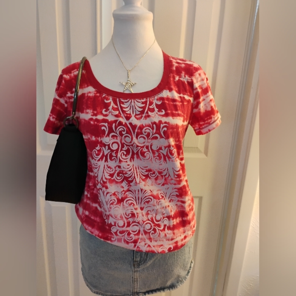 Pink Tie-Dye Women's Top